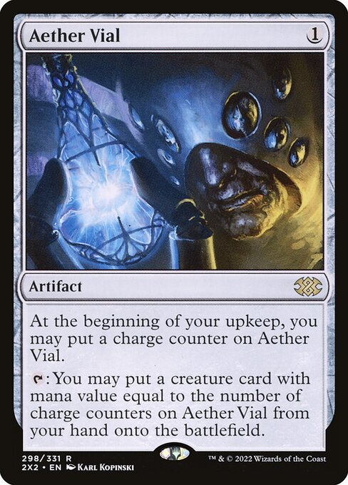 Aether Vial - Double Masters 2022 Magic card