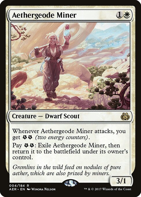 Aethergeode Miner - Aether Revolt Magic card