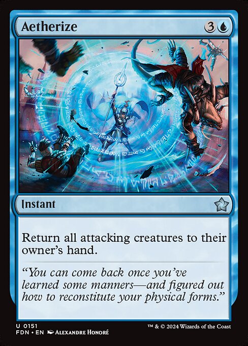 Aetherize - Foundations Magic card