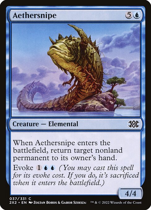 Aethersnipe - Double Masters 2022 Magic card