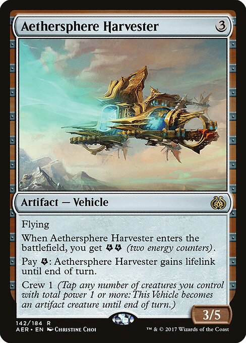 Aethersphere Harvester - Aether Revolt Magic card