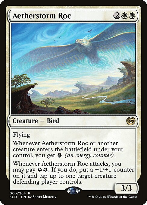 Roc de vendaval etéreo (Aetherstorm Roc) - Kaladesh (#3) - Illustrated by Scott Murphy - Magic: The Gathering Card