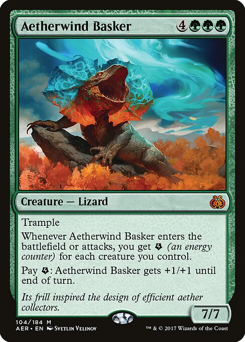 Aetherwind Basker - Aether Revolt Magic card