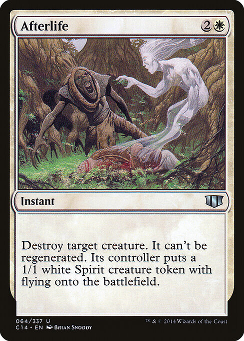 Afterlife - Commander 2014 Magic card
