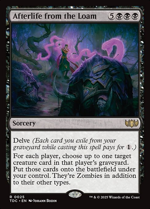 Afterlife from the Loam - Tarkir: Dragonstorm Commander Magic card