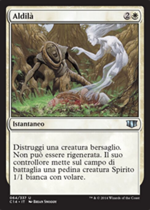 Aldilà (Afterlife) - Commander 2011 (#2) - Illustrated by Brian Snõddy - Magic: The Gathering Card