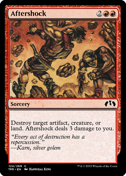 Aftershock - Tempest Remastered Magic card