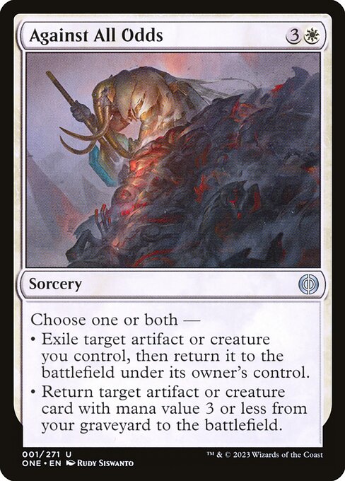 Against All Odds - Phyrexia: All Will Be One Magic card