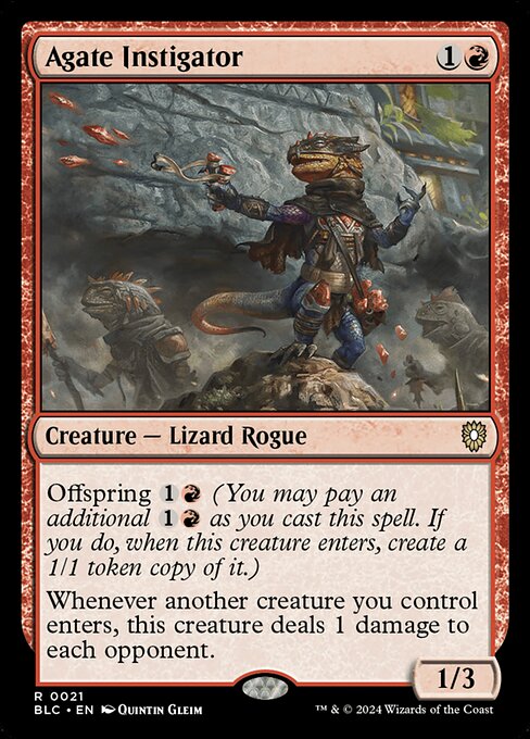 Agate Instigator - Bloomburrow Commander Magic card