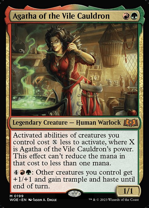 Agatha of the Vile Cauldron - Wilds of Eldraine Magic card