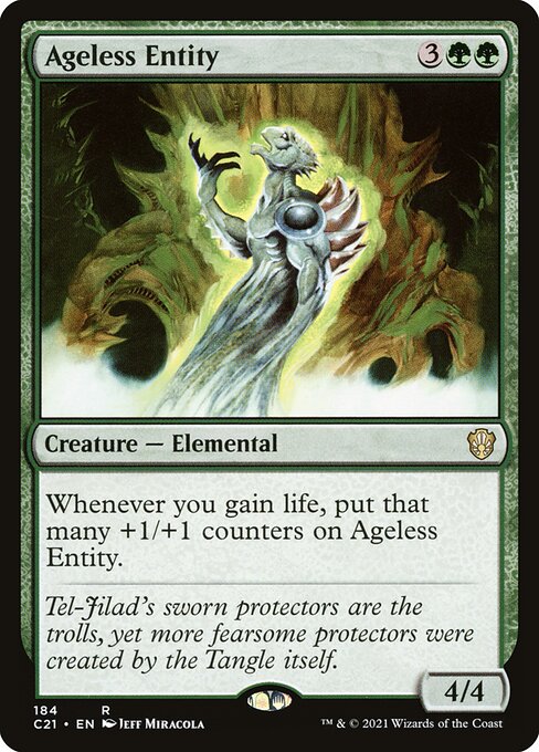 Ageless Entity - Commander 2021 Magic card