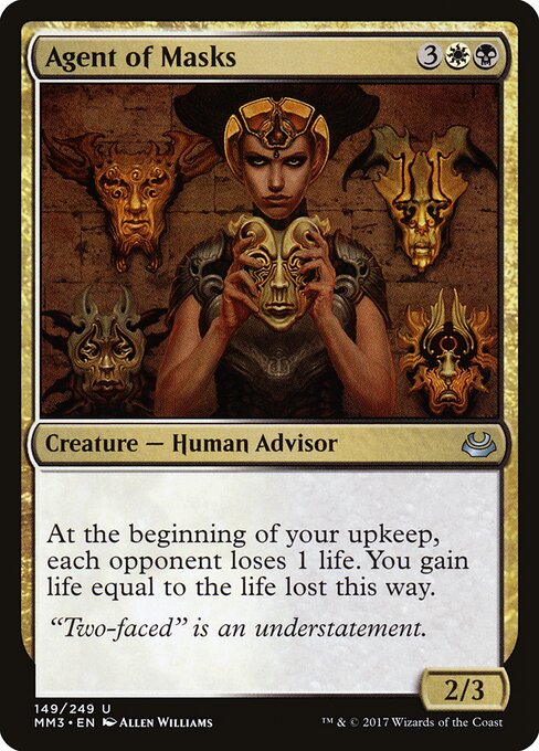 Agent of Masks - Modern Masters 2017 Magic card
