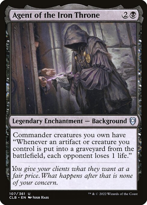 Agent of the Iron Throne - Commander Legends: Battle for Baldur's Gate Magic card