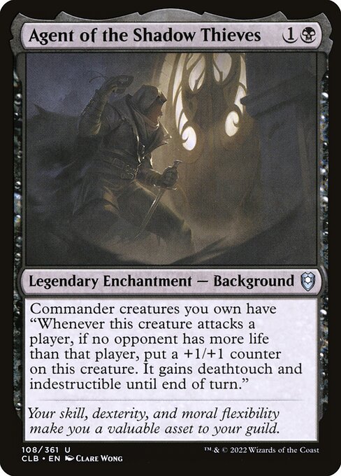 Agent of the Shadow Thieves - Commander Legends: Battle for Baldur's Gate Magic card