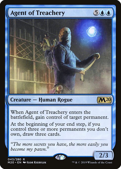 Agent of Treachery - Core Set 2020 Magic card