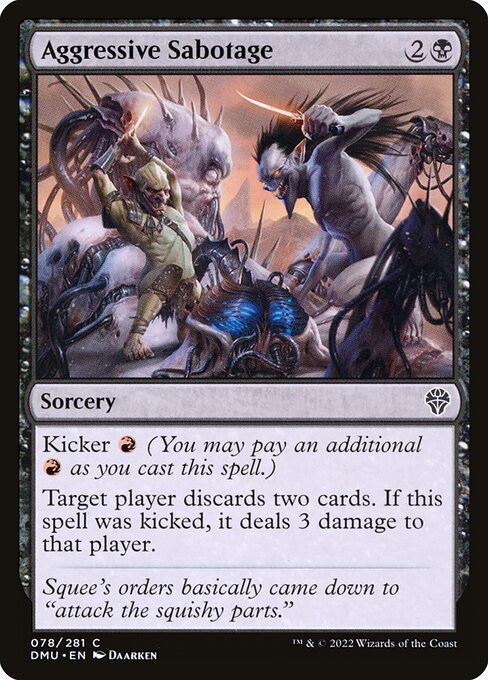 Aggressive Sabotage - Dominaria United Magic card