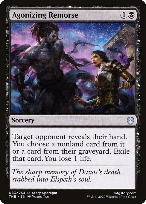 Agonizing Remorse - Theros Beyond Death Magic card