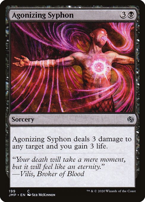 Agonizing Syphon - Jumpstart (#199) - Illustrated by Seb McKinnon - Magic: The Gathering Card