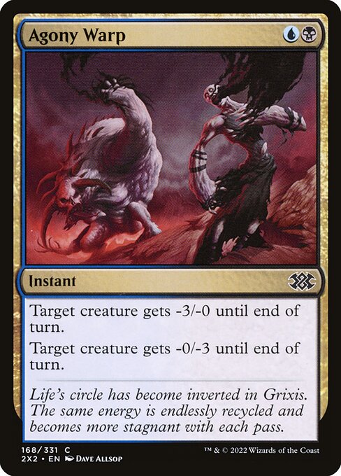 Agony Warp - Double Masters 2022 Magic card