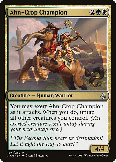 Ahn-Crop Champion - Amonkhet Magic card