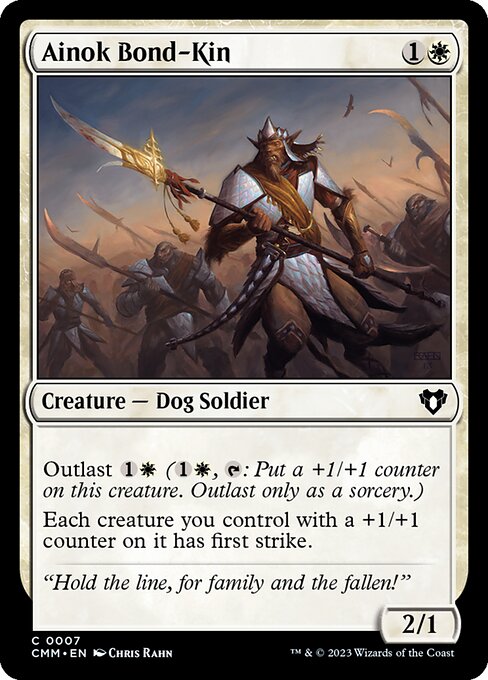 Ainok Bond-Kin - Commander Masters Magic card