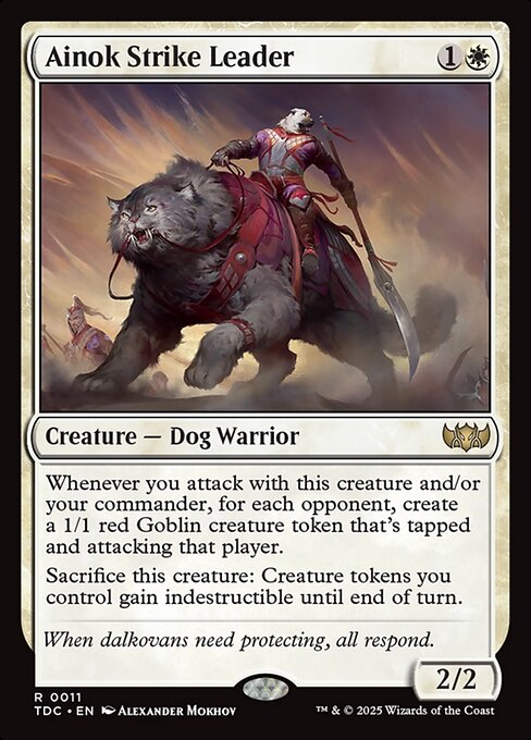 Ainok Strike Leader - Tarkir: Dragonstorm Commander Magic card