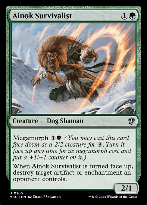 Ainok Survivalist - Murders at Karlov Manor Commander Magic card