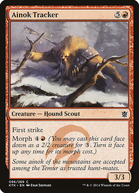 Ainok Tracker - Khans of Tarkir (#96) - Illustrated by Evan Shipard - Magic: The Gathering Card