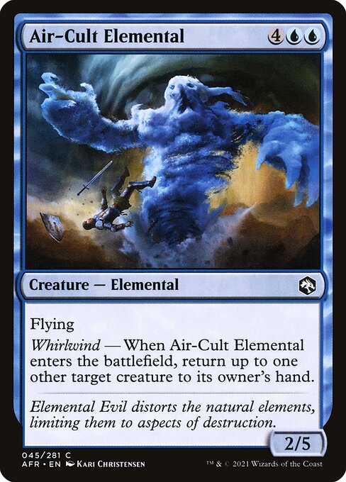 Air-Cult Elemental - Adventures in the Forgotten Realms Magic card