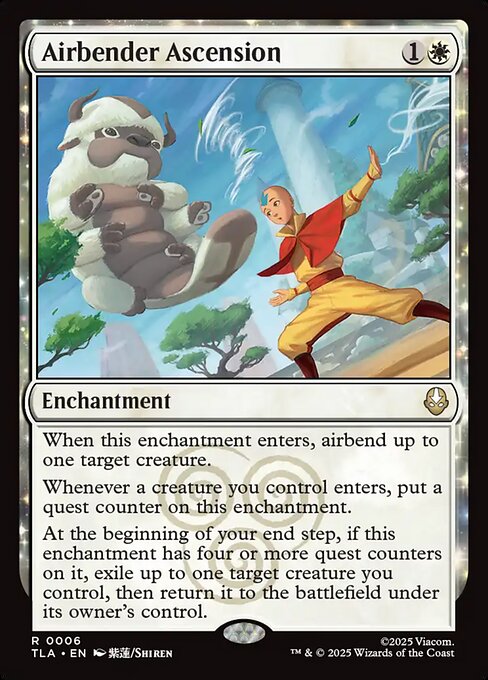 Airbender Ascension - Avatar: The Last Airbender (#6) - Illustrated by Shiren - Magic: The Gathering Card