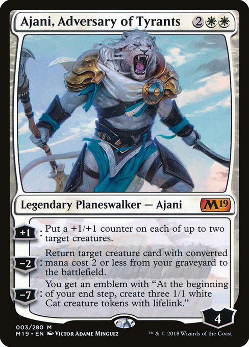 Ajani, Adversary of Tyrants - Core Set 2019 Magic card