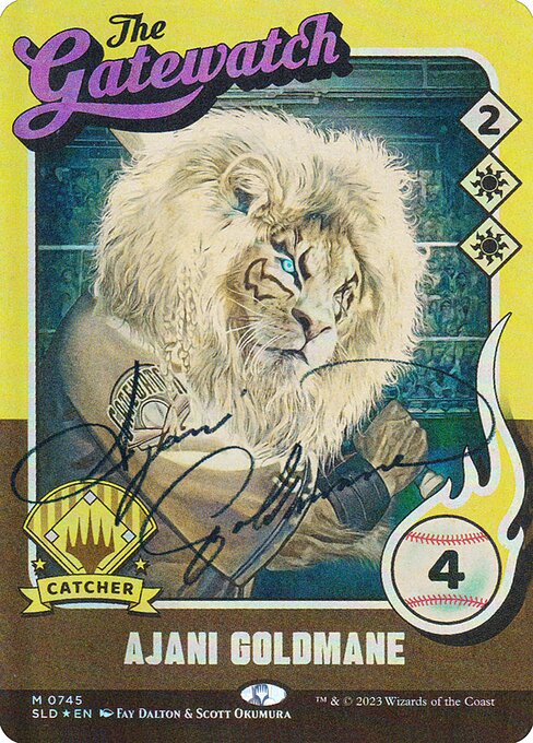Ajani Goldmane // Ajani Goldmane art by Fay Dalton & Scott Okumura