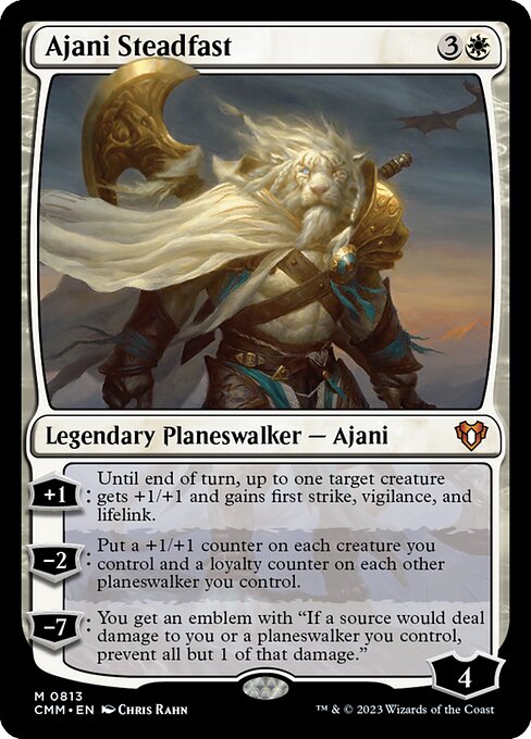 Ajani Steadfast - Commander Masters Magic card