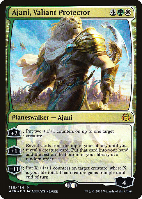 Ajani, Valiant Protector - Aether Revolt Magic card