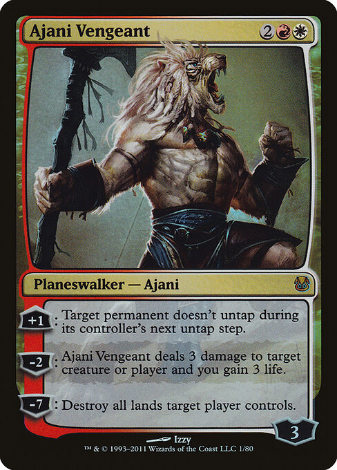 Ajani Vengeant - Duel Decks: Ajani vs. Nicol Bolas Magic card