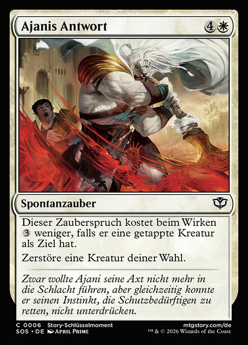Ajani's Response