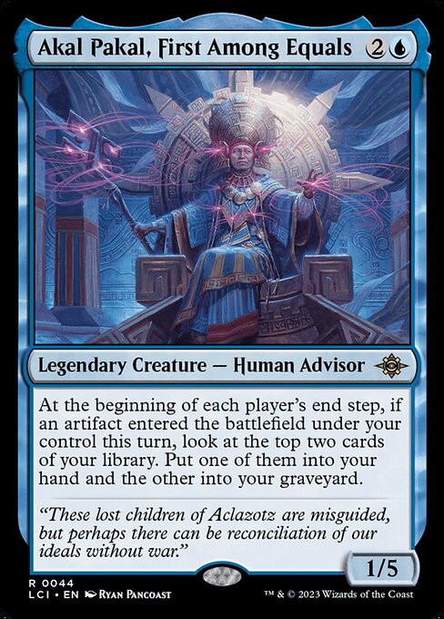 Akal Pakal, First Among Equals - The Lost Caverns of Ixalan (#44) - Illustrated by Ryan Pancoast - Magic: The Gathering Card