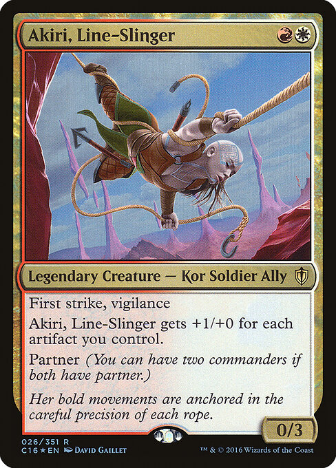Akiri, Line-Slinger - Commander 2016 Magic card