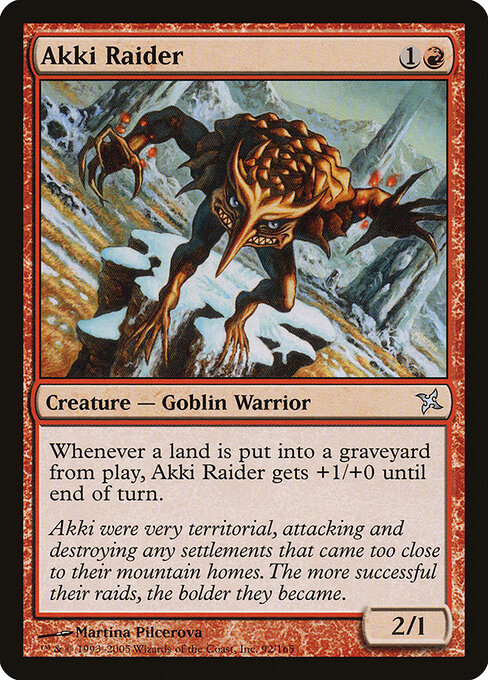 Akki Raider - Betrayers of Kamigawa Magic card