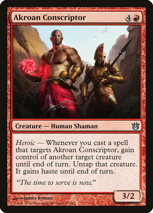 Akroan Conscriptor - Born of the Gods Magic card