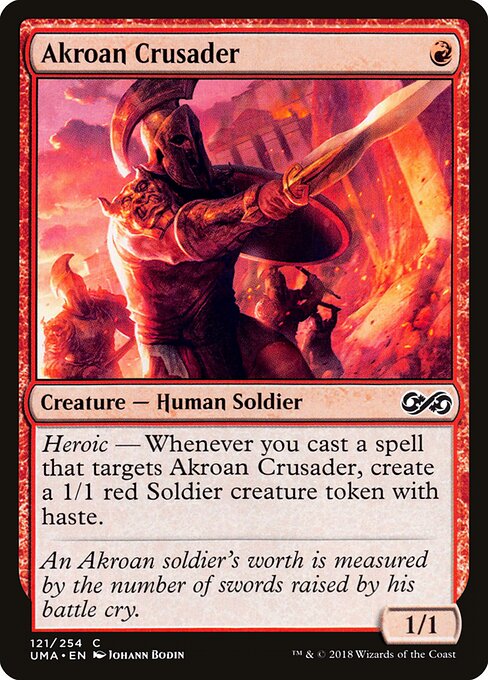Akroan Crusader - Ultimate Masters Magic card