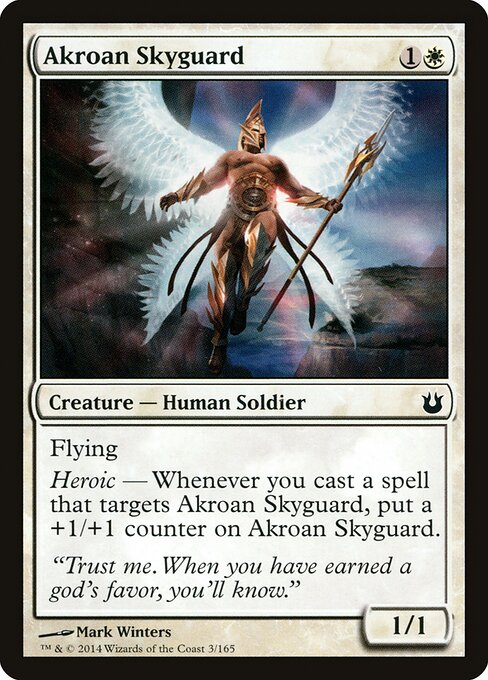 Akroan Skyguard - Born of the Gods Magic card
