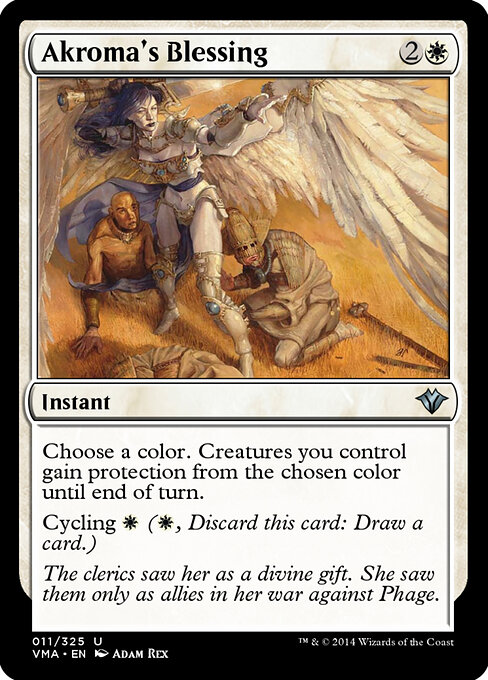 Akroma's Blessing - Vintage Masters Magic card
