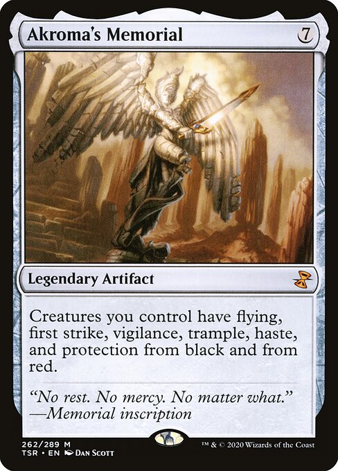 Akroma's Memorial - Time Spiral Remastered Magic card