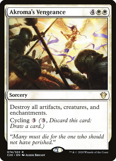 Akroma's Vengeance - Commander 2020 Magic card