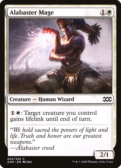Alabaster Mage - Double Masters Magic card
