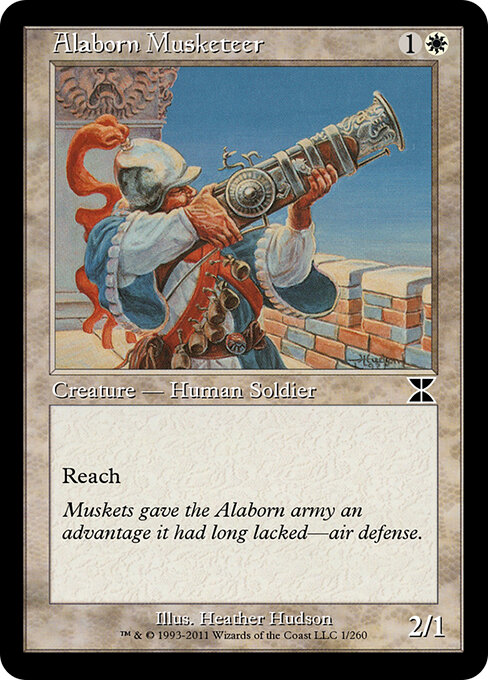 Alaborn Musketeer - Masters Edition IV Magic card