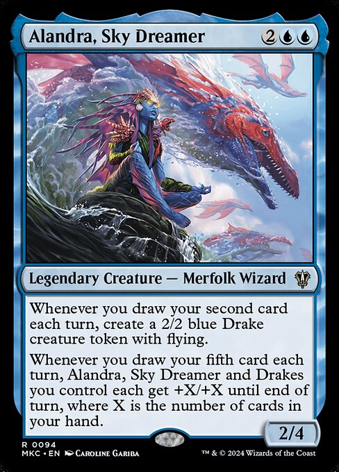 Alandra, Sky Dreamer - Murders at Karlov Manor Commander Magic card