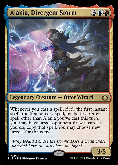 Alania, Divergent Storm - Bloomburrow Magic card