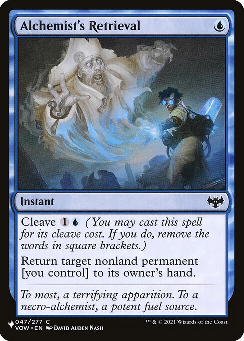 Alchemist's Retrieval - The List (#VOW-47) - Illustrated by David Auden Nash - Magic: The Gathering Card